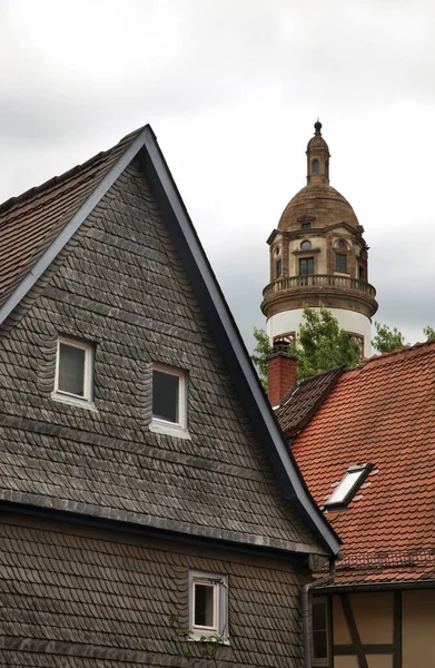 Altes Schlossat Vieux Château Hochst Quartier Francfort Sur Main Allemagne — Photo