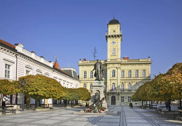 Plac Generała Klapki Komarnie Słowacja — Zdjęcie stockowe