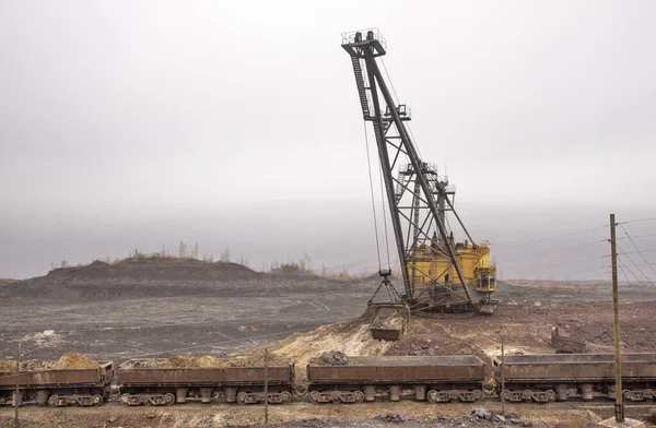 Depósito Mineral Hierro Mikhailovsky Mgok Cerca Zheleznogorsk Óblast Kursk Rusia — Foto de Stock
