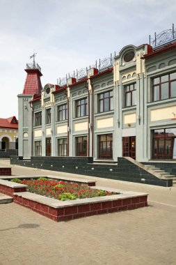 Ufa 'da alışveriş sıraları. Bashkortostan Cumhuriyeti. Rusya