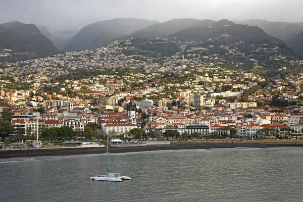 Vista Funchal Ilha Madeira Portugal — Fotografia de Stock