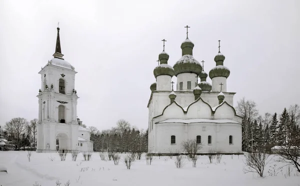 Catedral Colina Kargopol Campanario Rusia — Foto de Stock