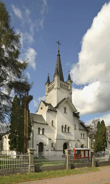 Igreja Mãe Deus Rozancowa Slawatycze Polónia — Fotografia de Stock