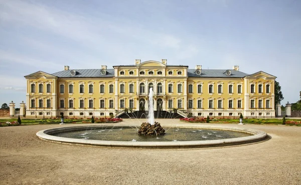 Palacio Rundale Cerca Pilsrundale Letonia —  Fotos de Stock