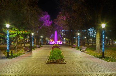 Bryansk 'taki Karl Marx Meydanı. Rusya