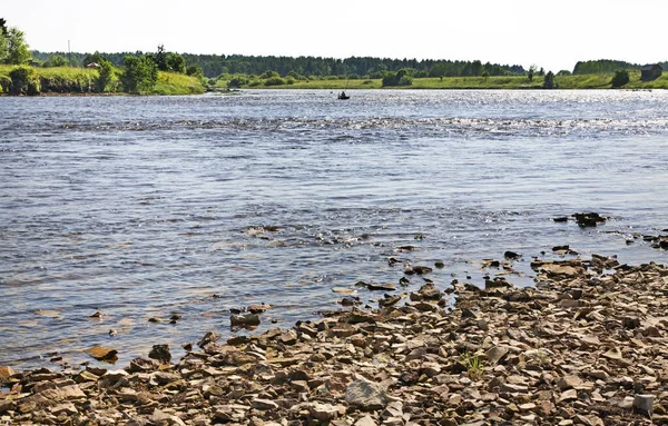 Річка Онега Біля Каргополя Росія — стокове фото