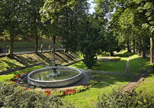 Stadspark Chelmno Polen — Stockfoto