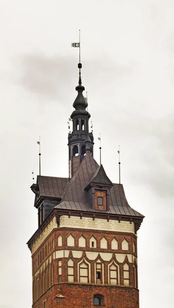 Язнична Вежа Ґданську Польща — стокове фото