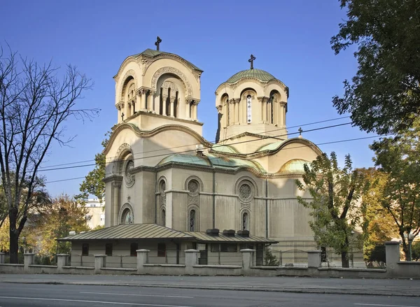 Igreja Alexander Nevsky Belgrado Sérvia — Fotografia de Stock