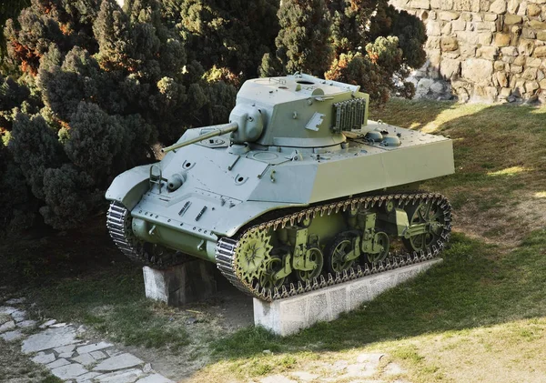 Tankette Kalemegdan Belgrado Serbia — Foto de Stock