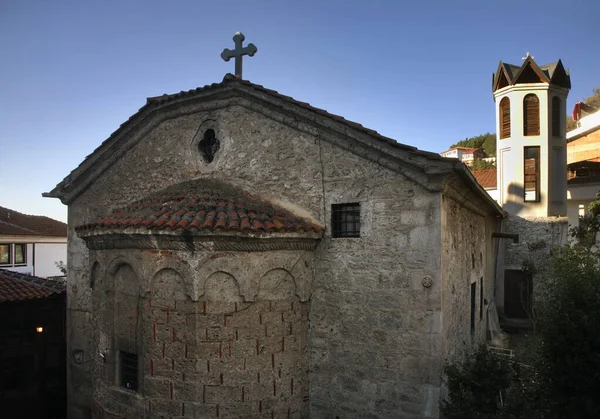 Iglesia San Nicolás Hospitalario Ohrid Macedonia — Foto de Stock