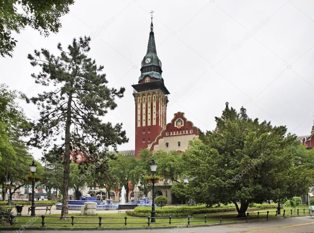 Town Hall of Subotica  in Subotica. Serbia