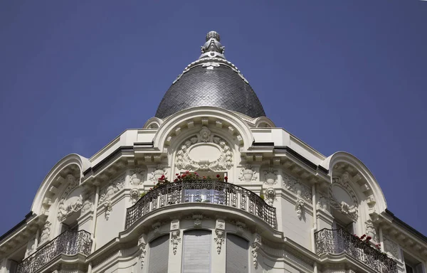 Fragment Eines Gebäudes Nizza Frankreich — Stockfoto