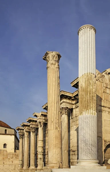 Atina Daki Hadrian Kütüphanesi Yunanistan — Stok fotoğraf