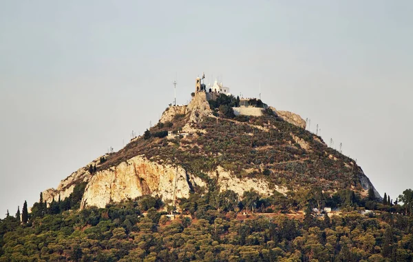 Mount Lycabettus Aténách Řecko — Stock fotografie