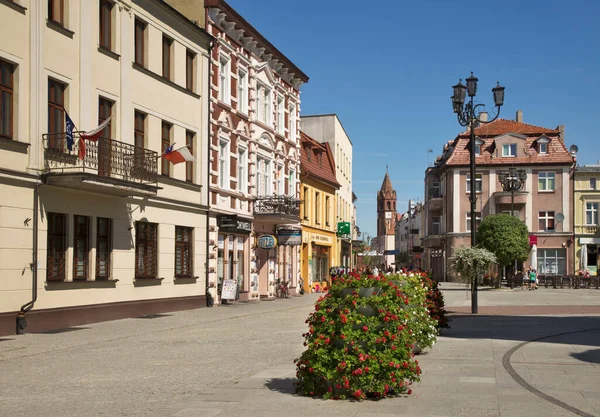 Plaza Libertad Znin Polonia —  Fotos de Stock