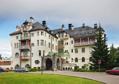 Imatra 'daki Rantasipi Imatran Valtionhotelli. Finlandiya