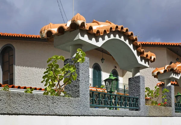 Fragment Van Poort Lvramento Schimmel Madeira Eiland Griekenland — Stockfoto