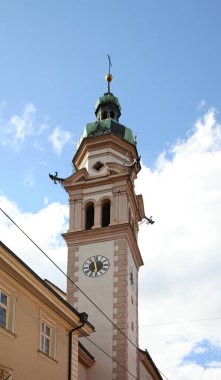 Innsbruck 'taki Servitenkirche kilisesi. Tyrol. Avusturya