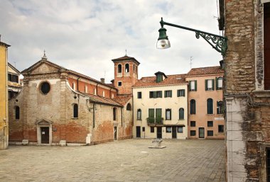 Venedik 'teki San Zan Degola kilisesi. Veneto Bölgesi. İtalya