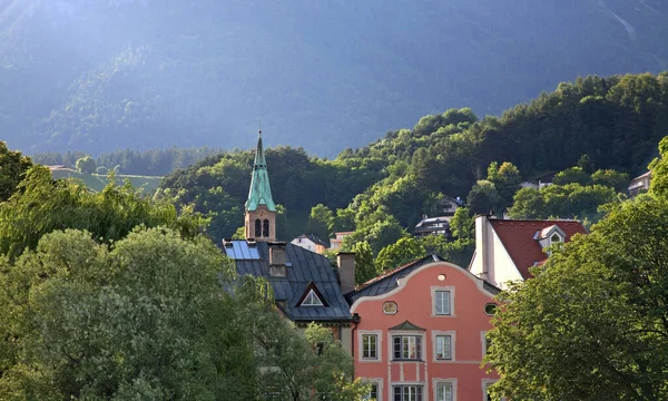 Widok Innsbruck Tyrolu Austria — Zdjęcie stockowe