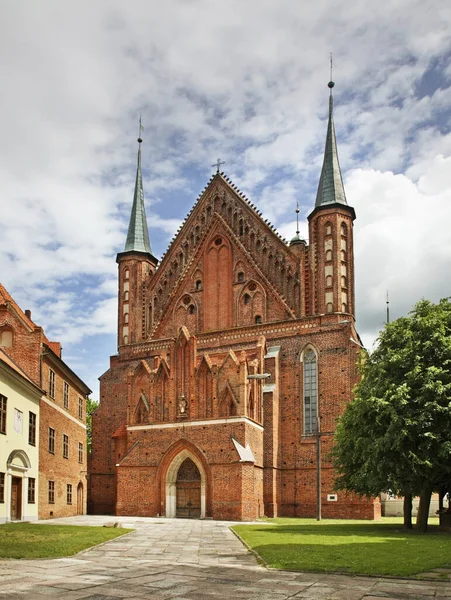 Archcathedral Basilica Assumption Blessed Virgin Mary Andrew Apostel Frombork Polonia — Foto de Stock