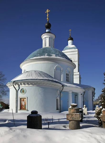 Church Intercession Holy Virgin Chomutovo 러시아 — 스톡 사진
