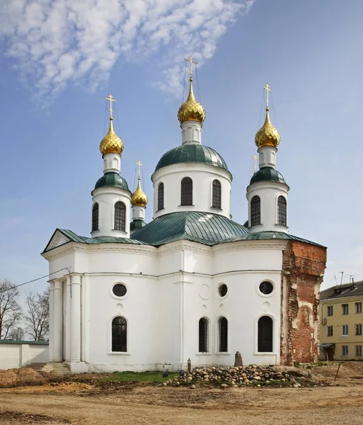 Церковь Феодоровской Иконы Божией Матери Угличе Ярославская Область Россия — стоковое фото