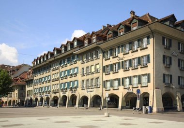 Bern 'deki eski meydan. İsviçre