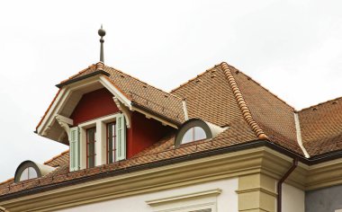 Stans 'da bir ev parçası. Nidwalden. İsviçre