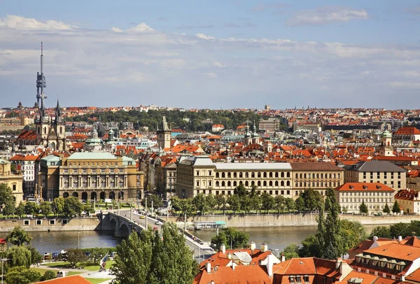 布拉格的全景 捷克共和国 — 图库照片