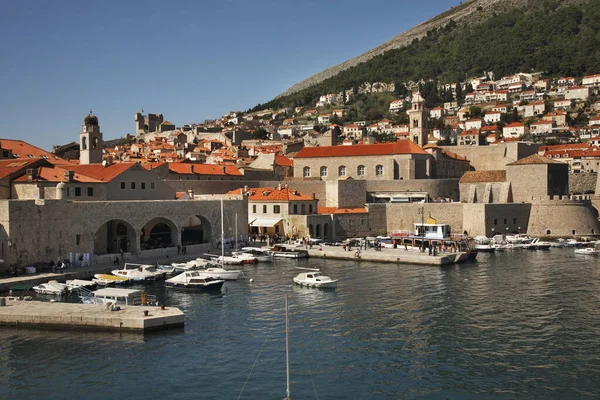 Порт Дубровнике Хорватия — стоковое фото