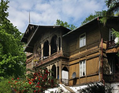 Naleczow manzarası. Swietokrzyskie Voyvodeship. Polonya