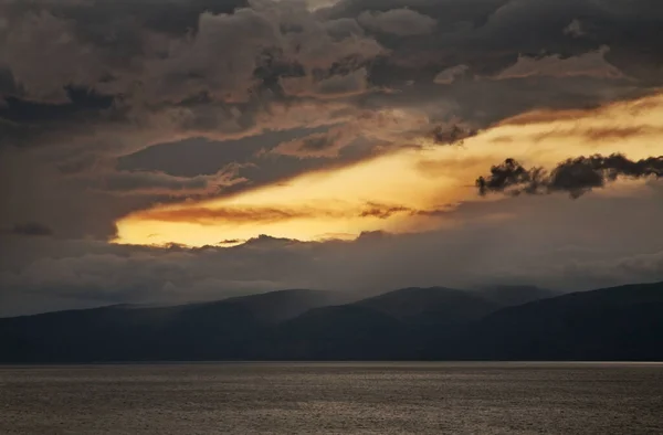 View Lake Baikal Khuzhir Village Olkhon Island Olkhonsky District Irkutsk — Stock Photo, Image