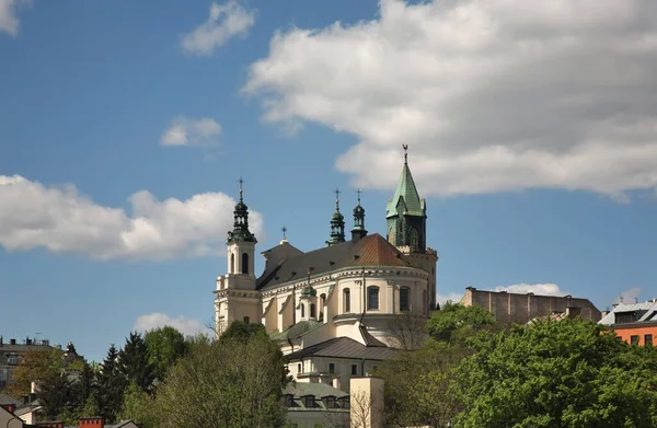 Katedralen John Baptist Och Trinity Trynitarska Torn Lublin Polen — Stockfoto