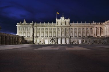 Madrid 'deki Kraliyet Sarayı. İspanya