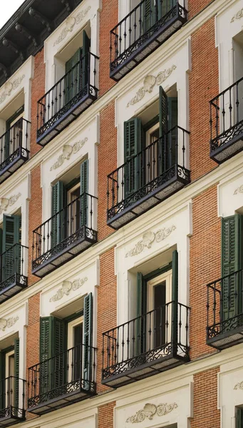 Fragmento Edificio Madrid España — Foto de Stock