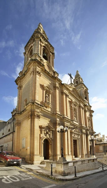 Vår Fru Heliga Hjärtans Församlingskyrka Sliema Tas Sliema Malta — Stockfoto