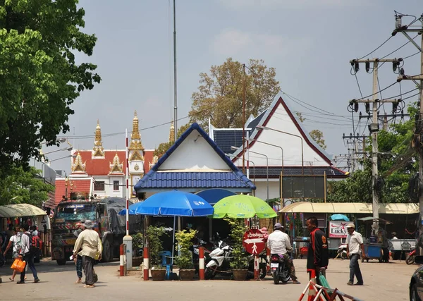 Passage Frontière Entre Thaïlande Cambodge Poipet Cambodge — Photo