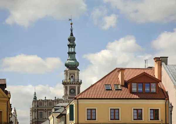 Adosado Zamosc Polonia — Foto de Stock