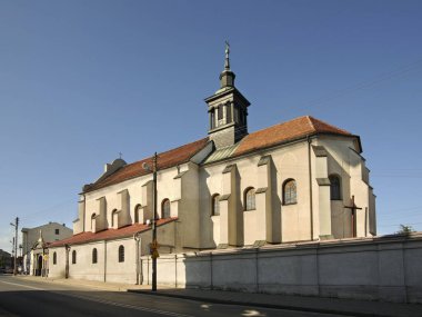 Piotrkow Trybunalski 'deki Dominik manastırı kompleksi ve St. Jack ve St. Dorothy kilisesi. Polonya