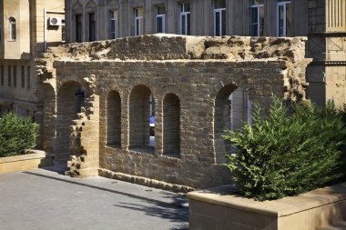 Bakü 'deki Icheri Sheher. Azerbaycan
