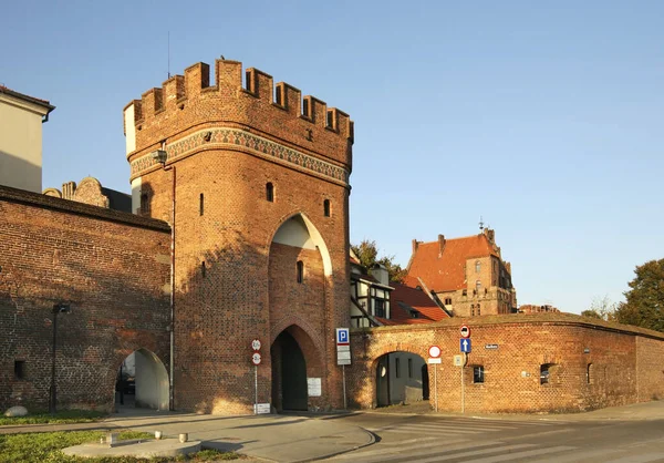 Torre Del Puente Torun Polonia — Foto de Stock