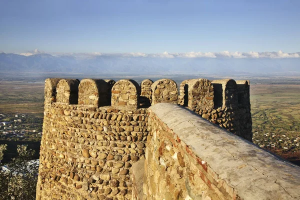 Sighnaghi 'deki şehir duvarı. Kakheti. Georgia