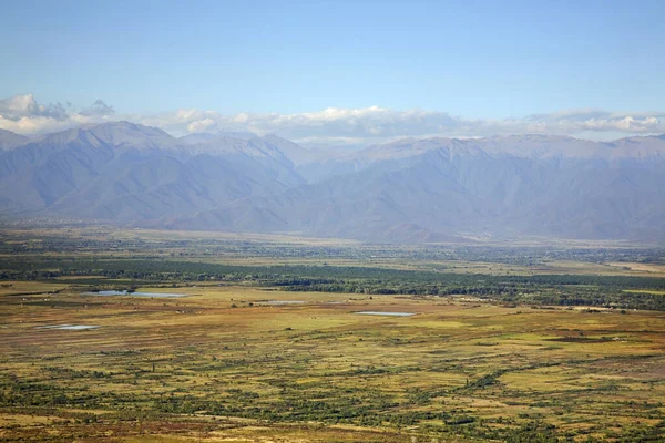Valle Alazani Paisaje Cerca Sighnaghi Kakheti Georgia — Foto de Stock