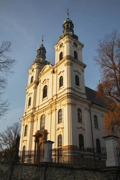 Katedra Pielgrzymkowa Najświętszej Marii Panny Frydku Mistku Republika Czeska — Zdjęcie stockowe