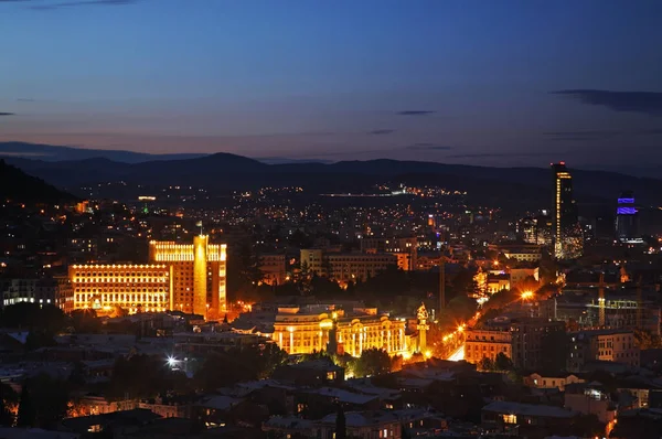 Панорамный Вид Тбилиси Грузия — стоковое фото