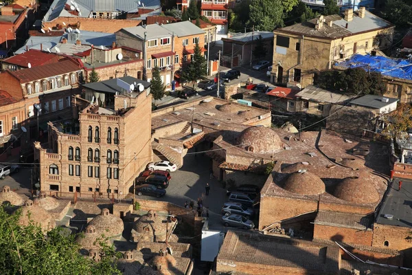 Baños Públicos Barrio Abanotubani Tiflis Georgia — Foto de Stock