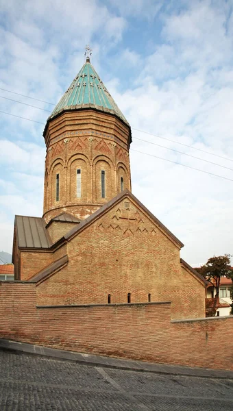 Igreja Saint George Orbiri Rua Tbilisi Geórgia — Fotografia de Stock