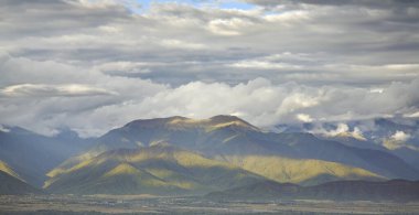 Ikalto (Iqalto) yakınlarındaki manzara. Kakheti. Georgia